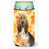 Caroline'S Treasures Ck1850Tbc Fall Leaves Bloodhound Tall Boy Hugger Cold-Beverage-Koozies, Multicolor