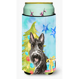 Caroline'S Treasures Ck1865Tbc Christmas Tree Scottish Terrier Tall Boy Hugger Cold-Beverage-Koozies, Multicolor