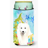 Caroline'S Treasures Ck1875Tbc Christmas Tree Japanese Spitz Tall Boy Hugger Cold-Beverage-Koozies, Multicolor
