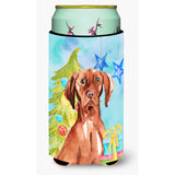 Caroline'S Treasures Ck1877Tbc Christmas Tree Vizsla Tall Boy Hugger Cold-Beverage-Koozies, Multicolor