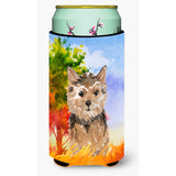 Caroline'S Treasures Ck1936Tbc Fall Norwich Terrier Tall Boy Hugger Cold-Beverage-Koozies, Multicolor