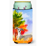 Caroline'S Treasures Ck1939Tbc Fall Italian Greyhound Tall Boy Hugger Cold-Beverage-Koozies, Multicolor