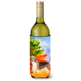 Caroline'S Treasures Ck1959Literk Fall Beagle Wine Bottle Hugger Cold-Beverage-Koozies, 750 Ml, Multicolor