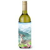 Caroline'S Treasures Mountain Flowers Italian Greyhound Wine Bottle Hugger Cold-Beverage-Koozies, 750 Ml, Multicolor