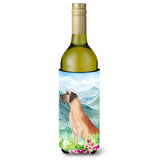 Caroline'S Treasures Ck1976Literk Mountian Flowers Dane Wine Bottle Hugger Cold-Beverage-Koozies, 750 Ml, Multicolor