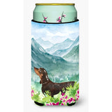 Caroline'S Treasures Ck1993Tbc Mountian Flowers Dachshund Tall Boy Hugger Cold-Beverage-Koozies, Multicolor