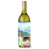 Caroline'S Treasures Ck1994Literk Mountian Flowers Beagle Wine Bottle Hugger Cold-Beverage-Koozies, 750 Ml, Multicolor