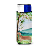 Caroline'S Treasures Ck2002Muk Michelob Ultra Hugger For Slim Cans Cold-Beverage-Koozies, Multicolor
