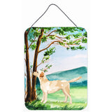 Caroline'S Treasures Under The Tree Yellow Labrador Door Hanging Prints Wall-Decor