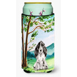Caroline'S Treasures Ck2017Tbc Under Tree Black Parti Cocker Spaniel Tall Boy Hugger Cold-Beverage-Koozies, Multicolor