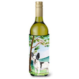 Caroline'S Treasures Ck2026Literk Under The Tree French Bulldog Wine Bottle Hugger Cold-Beverage-Koozies, 750 Ml, Multicolor