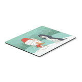 English Springer Spaniel Snowman Christmas Mouse Pad, Hot Pad Or Trivet