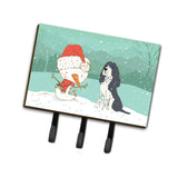 Caroline'S Treasures English Springer Spaniel Snowman Christmas Leash Or Key Holder Hooks, Multicolor