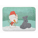 Caroline'S Treasures Lakeland Terrier Snowman Christmas Machine Washable Memory Foam Mat, Multicolor