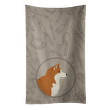 Caroline'S Treasures Ck2159Ktwl Akita In The Kitchen Kitchen Towel
