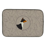 Caroline'S Treasures Ck2164Ddm Basenji In The Kitchen Dish-Drying-Mats, 14X21, Multicolor