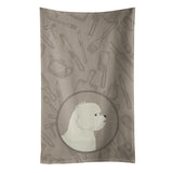 Caroline'S Treasures Ck2168Ktwl Bichon Frise In The Kitchen Kitchen Towel