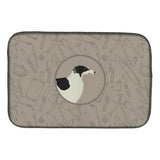 Caroline'S Treasures Ck2171Ddm Borzoi In The Kitchen Dish-Drying-Mats, 14X21, Multicolor