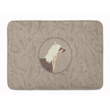 Caroline'S Treasures Chinese Crested In The Kitchen Machine Washable Memory Foam Mat Doormats, Multicolor