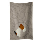 Caroline'S Treasures Ck2185Ktwl Fox Terrier In The Kitchen Kitchen Towel