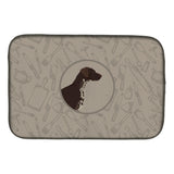 Caroline'S Treasures Ck2188Ddm German Shorthaired Pointer Kitchen Dish-Drying-Mats, 14X21, Multicolor