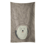 Caroline'S Treasures Ck2199Ktwl Old English Sheepdog In The Kitchen Kitchen Towel