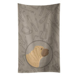 Caroline'S Treasures Ck2209Ktwl Shar Pei In The Kitchen Kitchen Towel