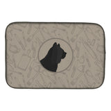 Caroline'S Treasures Ck2211Ddm Skye Terrier In The Kitchen Dish-Drying-Mats, 14X21, Multicolor