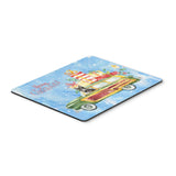 Merry Christmas Scottish Terrier Mouse Pad, Hot Pad Or Trivet