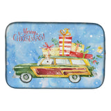 Caroline'S Treasures Ck2430Ddm Merry Christmas Fox Terrier Dish-Drying-Mats, 14X21, Multicolor