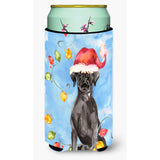 Caroline'S Treasures Ck2505Tbc Christmas Black Labrador Retriever Tall Boy Hugger Cold-Beverage-Koozies, Multicolor