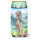 Caroline'S Treasures Ck2517Tbc Mountian Flowers Weimaraner Tall Boy Hugger Cold-Beverage-Koozies, Multicolor