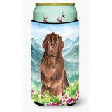 Caroline'S Treasures Ck2527Tbc Mountain Flowers Newfoundland Tall Boy Hugger Cold-Beverage-Koozies, Multicolor