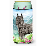 Caroline'S Treasures Ck2543Tbc Mountain Flowers Bouvier Des Flandres Tall Boy Hugger Cold-Beverage-Koozies, Multicolor