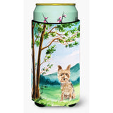 Caroline'S Treasures Ck2549Tbc Under Tree Yorkie Yorkshire Terrier Tall Boy Hugger Cold-Beverage-Koozies, Multicolor