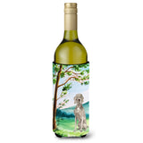 Caroline'S Treasures Ck2553Literk Under The Tree Weimaraner Wine Bottle Hugger Cold-Beverage-Koozies, 750 Ml, Multicolor