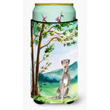 Caroline'S Treasures Ck2570Tbc Under The Tree Irish Wolfhound Tall Boy Hugger Cold-Beverage-Koozies, Multicolor