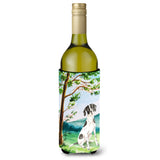 Caroline'S Treasures Ck2574Literk Under The Tree English Pointer Wine Bottle Hugger Cold-Beverage-Koozies, 750 Ml, Multicolor,