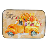 Caroline'S Treasures Ck2611Ddm Fall Harvest Bouvier Des Flandres Dish-Drying-Mats, 14X21, Multicolor