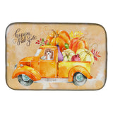 Caroline'S Treasures Ck2615Ddm Fall Harvest Cavapoo Dish-Drying-Mats, 14X21, Multicolor