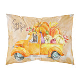 Fall Harvest Doberman Pinscher Fabric Standard Pillowcase
