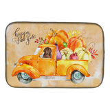 Caroline'S Treasures Ck2628Ddm Fall Harvest Newfoundland Dish-Drying-Mats, 14X21, Multicolor