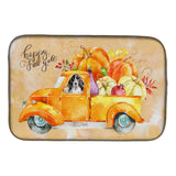 Caroline'S Treasures Ck2662Ddm Fall Black Parti Cocker Spaniel Dish-Drying-Mats, 14X21, Multicolor