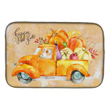 Caroline'S Treasures Ck2671Ddm Fall Harvest Labrador Retriever Yellow Dish-Drying-Mats, 14X21, Multicolor