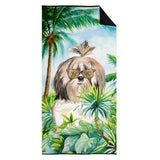 Caroline'S Treasures Ck2999Twl3060 Shih Tzu Premium Beach-Towels, Multicolor