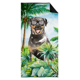 Caroline'S Treasures Ck3004Twl3060 Rottweiler Premium Beach-Towels, Multicolor