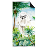 Caroline'S Treasures Ck3007Twl3060 Maltese Premium Beach-Towels, Multicolor