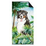 Caroline'S Treasures Ck3025Twl3060 Bernese Mountain Dog Premium Beach-Towels, Multicolor