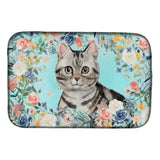 Caroline'S Treasures Ck3388Ddm American Shorthair Spring Flowers Dish-Drying-Mats, 14 X 21, Multicolor