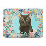 Caroline'S Treasures Bombay Spring Flowers Machine Washable Memory Foam Mat Doormats, Multicolor